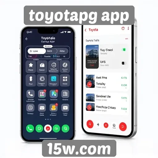 Interface do toyotapg app é intuitiva e acessível